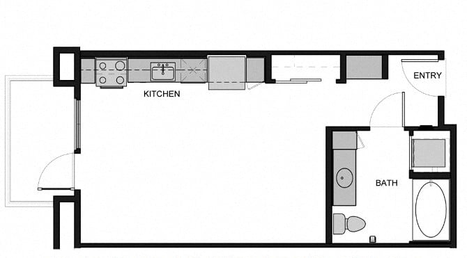 S1 Studio Floorplan Image